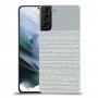 נקודות לבנות אפור כיסוי מגן קשיח מעוצב ל Samsung Galaxy S21 יחידה אחת סקרין מובייל