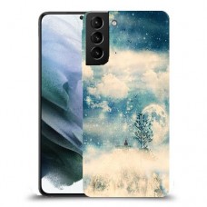 יופי חורף כיסוי מגן קשיח מעוצב ל Samsung Galaxy S21 יחידה אחת סקרין מובייל