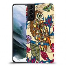 ינשוף חכם כיסוי מגן קשיח מעוצב ל Samsung Galaxy S21 יחידה אחת סקרין מובייל