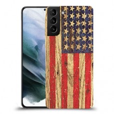 עץ ארצות הברית כיסוי מגן קשיח מעוצב ל Samsung Galaxy S21 יחידה אחת סקרין מובייל