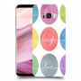 אהבה צחוק חיים כיסוי מגן קשיח מעוצב ל Samsung Galaxy S8+ יחידה אחת סקרין מובייל