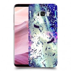 גשם מתכת כיסוי מגן קשיח מעוצב ל Samsung Galaxy S8+ יחידה אחת סקרין מובייל
