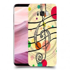 מוסיקה היא החיים שלי כיסוי מגן קשיח מעוצב ל Samsung Galaxy S8+ יחידה אחת סקרין מובייל