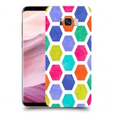 ניאון חלת דבש כיסוי מגן קשיח מעוצב ל Samsung Galaxy S8+ יחידה אחת סקרין מובייל