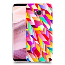 פסים ניאון כיסוי מגן קשיח מעוצב ל Samsung Galaxy S8+ יחידה אחת סקרין מובייל