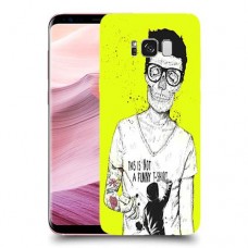לא חולצת טריקו מצחיקה כיסוי מגן קשיח מעוצב ל Samsung Galaxy S8+ יחידה אחת סקרין מובייל