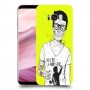 לא חולצת טריקו מצחיקה כיסוי מגן קשיח מעוצב ל Samsung Galaxy S8+ יחידה אחת סקרין מובייל