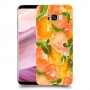 אפרסקים כתומים כיסוי מגן קשיח מעוצב ל Samsung Galaxy S8+ יחידה אחת סקרין מובייל
