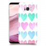 לבבות פסטל כיסוי מגן קשיח מעוצב ל Samsung Galaxy S8+ יחידה אחת סקרין מובייל