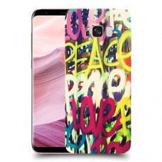 אהבת שלום כיסוי מגן קשיח מעוצב ל Samsung Galaxy S8+ יחידה אחת סקרין מובייל