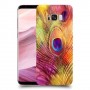 נוצת טווס כיסוי מגן קשיח מעוצב ל Samsung Galaxy S8+ יחידה אחת סקרין מובייל