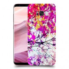 סתיו סגול כיסוי מגן קשיח מעוצב ל Samsung Galaxy S8+ יחידה אחת סקרין מובייל