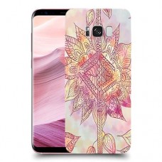 חמניות מוזרה סגולה כיסוי מגן קשיח מעוצב ל Samsung Galaxy S8+ יחידה אחת סקרין מובייל