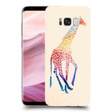 קשת ג 'ירפה כיסוי מגן קשיח מעוצב ל Samsung Galaxy S8+ יחידה אחת סקרין מובייל