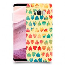 לבבות קשת כיסוי מגן קשיח מעוצב ל Samsung Galaxy S8+ יחידה אחת סקרין מובייל