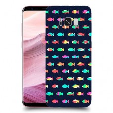 קשת בדגים כיסוי מגן קשיח מעוצב ל Samsung Galaxy S8+ יחידה אחת סקרין מובייל
