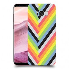 פסים קשת כיסוי מגן קשיח מעוצב ל Samsung Galaxy S8+ יחידה אחת סקרין מובייל