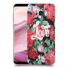 רוז אהבה כיסוי מגן קשיח מעוצב ל Samsung Galaxy S8+ יחידה אחת סקרין מובייל