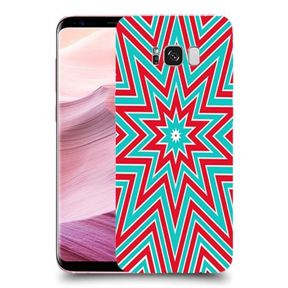 צבעי שלג כיסוי מגן קשיח מעוצב ל Samsung Galaxy S8+ יחידה אחת סקרין מובייל
