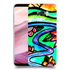 ויטראז 'תמונה כיסוי מגן קשיח מעוצב ל Samsung Galaxy S8+ יחידה אחת סקרין מובייל