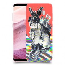 ארנבון מוזר כיסוי מגן קשיח מעוצב ל Samsung Galaxy S8+ יחידה אחת סקרין מובייל
