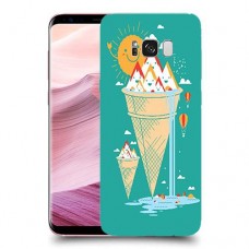 גלידה סאני כיסוי מגן קשיח מעוצב ל Samsung Galaxy S8+ יחידה אחת סקרין מובייל