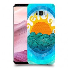 זריחה ליד הים כיסוי מגן קשיח מעוצב ל Samsung Galaxy S8+ יחידה אחת סקרין מובייל