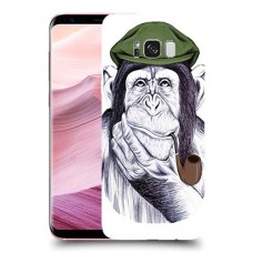 חשיבה קוף כיסוי מגן קשיח מעוצב ל Samsung Galaxy S8+ יחידה אחת סקרין מובייל