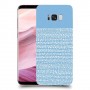 נקודות לבנות בכחול כיסוי מגן קשיח מעוצב ל Samsung Galaxy S8+ יחידה אחת סקרין מובייל