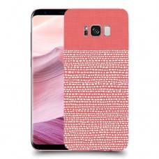 נקודות לבנות בורוד כיסוי מגן קשיח מעוצב ל Samsung Galaxy S8+ יחידה אחת סקרין מובייל