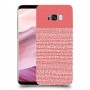 נקודות לבנות בורוד כיסוי מגן קשיח מעוצב ל Samsung Galaxy S8+ יחידה אחת סקרין מובייל