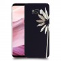 פרח לבן כיסוי מגן קשיח מעוצב ל Samsung Galaxy S8+ יחידה אחת סקרין מובייל