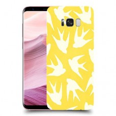 צהוב ציפור החיים כיסוי מגן קשיח מעוצב ל Samsung Galaxy S8+ יחידה אחת סקרין מובייל