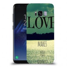 אהבה גורמת לך לנצנץ כיסוי מגן קשיח מעוצב ל Samsung Galaxy S8 יחידה אחת סקרין מובייל
