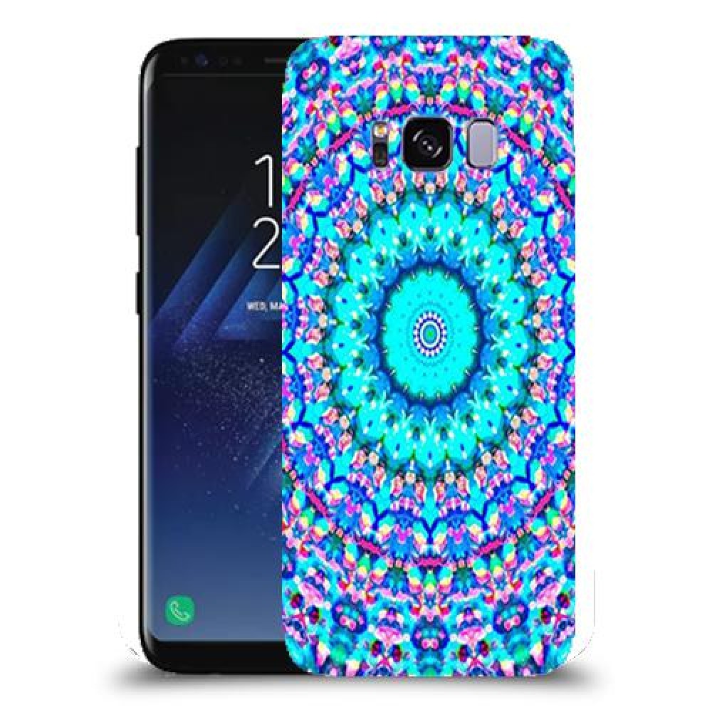 מנדלה בצבע כיסוי מגן קשיח מעוצב ל Samsung Galaxy S8 יחידה אחת סקרין מובייל