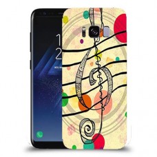 מוסיקה היא החיים שלי כיסוי מגן קשיח מעוצב ל Samsung Galaxy S8 יחידה אחת סקרין מובייל