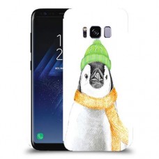 פינגווין בקור כיסוי מגן קשיח מעוצב ל Samsung Galaxy S8 יחידה אחת סקרין מובייל