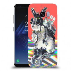 ארנבון מוזר כיסוי מגן קשיח מעוצב ל Samsung Galaxy S8 יחידה אחת סקרין מובייל
