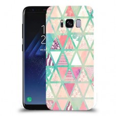 משולשים כיסוי מגן קשיח מעוצב ל Samsung Galaxy S8 יחידה אחת סקרין מובייל