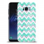 גיאומטריה טורקיז כיסוי מגן קשיח מעוצב ל Samsung Galaxy S8 יחידה אחת סקרין מובייל