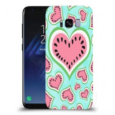אבטיח אהבה כיסוי מגן קשיח מעוצב ל Samsung Galaxy S8 יחידה אחת סקרין מובייל