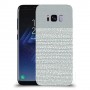 נקודות לבנות אפור כיסוי מגן קשיח מעוצב ל Samsung Galaxy S8 יחידה אחת סקרין מובייל