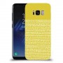 נקודות לבנות בצהוב כיסוי מגן קשיח מעוצב ל Samsung Galaxy S8 יחידה אחת סקרין מובייל