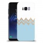 לבן כחול כיסוי מגן קשיח מעוצב ל Samsung Galaxy S8 יחידה אחת סקרין מובייל