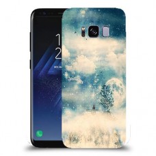 יופי חורף כיסוי מגן קשיח מעוצב ל Samsung Galaxy S8 יחידה אחת סקרין מובייל
