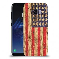 עץ ארצות הברית כיסוי מגן קשיח מעוצב ל Samsung Galaxy S8 יחידה אחת סקרין מובייל