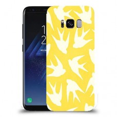 צהוב ציפור החיים כיסוי מגן קשיח מעוצב ל Samsung Galaxy S8 יחידה אחת סקרין מובייל