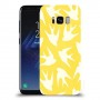 צהוב ציפור החיים כיסוי מגן קשיח מעוצב ל Samsung Galaxy S8 יחידה אחת סקרין מובייל