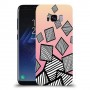 זאברה ריבועים כיסוי מגן קשיח מעוצב ל Samsung Galaxy S8 יחידה אחת סקרין מובייל