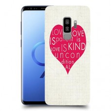 אהבה היא אדיבה כיסוי מגן קשיח מעוצב ל Samsung Galaxy S9+ יחידה אחת סקרין מובייל